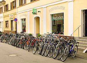 Rudis Radladen, das große Fahrradgeschäft füralle in Heidelberg.