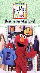 Elmos World   Head to Toe With Elmo VHS, 2003  
