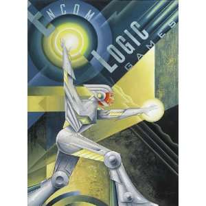  Tron Logic Games Deluxe   Disney Fine Art Giclee by Mike 