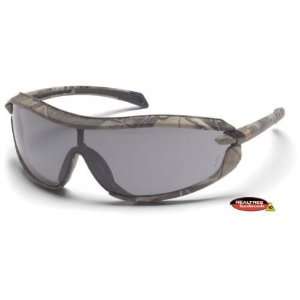 Pyramex XS3 Safety Glasses, Real Tree HardWoods Frame, Clear Lens 