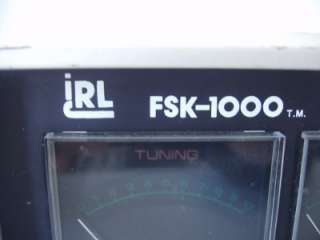 You are bidding on a IRL RTTY FSK 1000 Demodulator Working Condition 