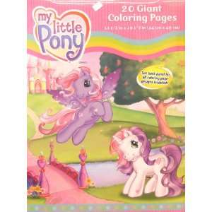    Elmers My Little Pony Giant Coloring Pages Book Toys & Games