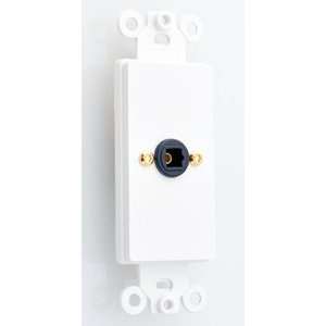  Decora insert in white with optical/toslink conenctor 