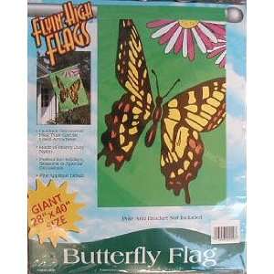  Butterfly Decorative Flag   Large Flag  28 x 40 Patio 