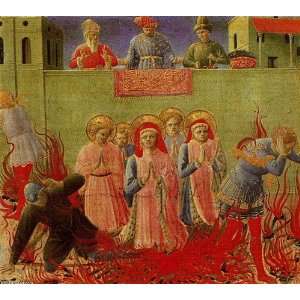 Hand Made Oil Reproduction   Fra Angelico   32 x 28 inches 