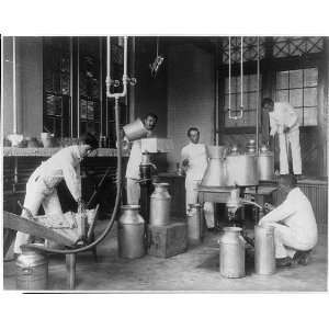   making butter in a class at Hampton Institute, Hampton, Va. 1899 Home