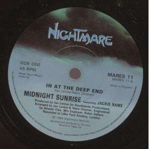 IN AT THE DEEP END 7 INCH (7 VINYL 45) UK NIGHTMARE 1986 