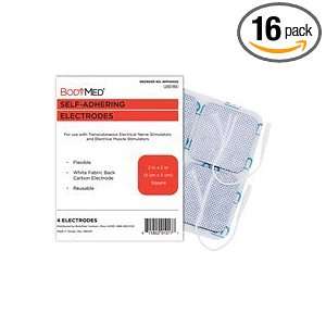   00 Square BodyMed Cloth Carbon Film Electrodes (4) 4/Packs  16 Count