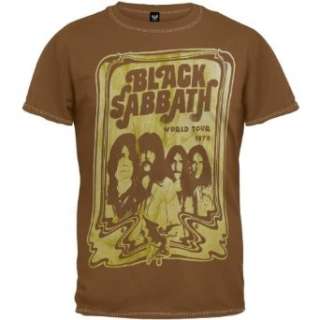  Black Sabbath   World Tour T Shirt Clothing