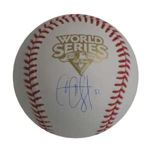  Autographed CC Sabathia 2009 World Series baseball (MLB 