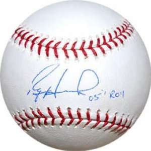 Ryan Howard Autographed Baseball   ? ROY Inscribed   Autographed 