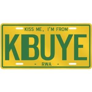   ME , I AM FROM KIBUYE  RWANDA LICENSE PLATE SIGN CITY