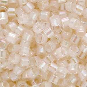  Miyuki Delica Seed Beads 11/0 Off White AB DB052 7.2 Grams 