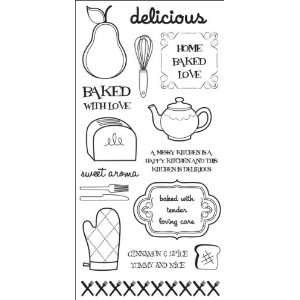  So Delish Clear Stamps 4X8 Sheet  