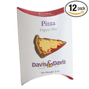 Davis & Davis Gourmet Foods Pizza Dipper Mix, 0.9 Ounce Boxes (Pack of 