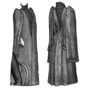  1891 Cloak for Elderly Lady Pattern 