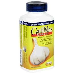  GarliMax Enteric Coated Garlic, Maximum Strength, Odor 