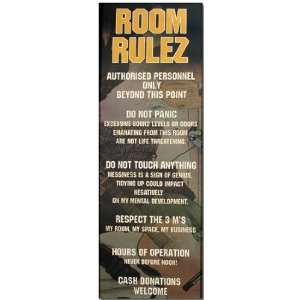  Room Rulez   Poster (21x62)
