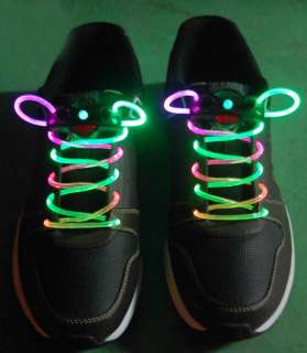   Light Up Shoes Shoelaces Luminous Shoestring Flash Strap Stick Disco