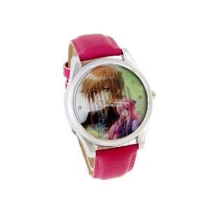   Beauty and Guy Design Stylish Analog Girls Watch Red 