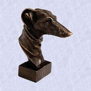  greyhound statue home garden whippet sculpture bust (the 
