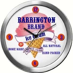  BARRINGTON 14 Inch Ice Cream Metal Clock Quartz Movement 