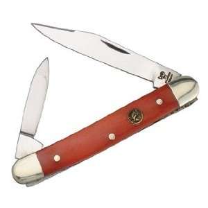   Pocket Knife Pen Knife Red Smooth Bone 302 RSB