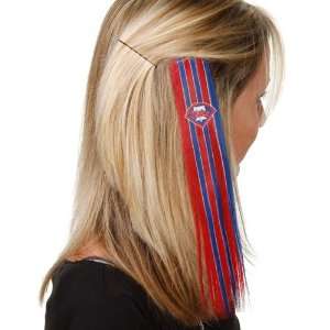   Ladies Royal Blue Red Sports Extension Hair Clips