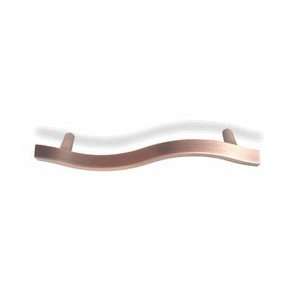   Copper Square Bar Cabinet Pull with Wave 3 3/4 c.c.