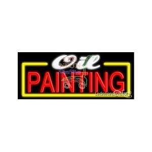  Oil Painting Neon Sign 13 inch tall x 32 inch wide x 3.5 