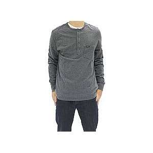  Elwood Rowin Henley Shirt (Charcoal Heather) Small 