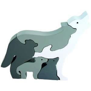  Begin Again Eco Friendly 6.5 Standing Jigsaw Puzzle (Wolf 