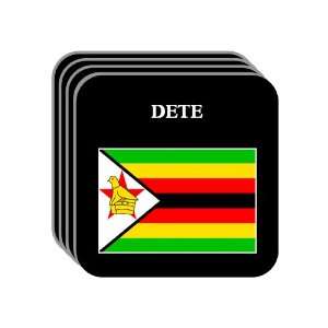  Zimbabwe   DETE Set of 4 Mini Mousepad Coasters 