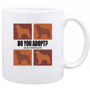    New  Do You Adopt Saint Bernard ?  Mug Dog