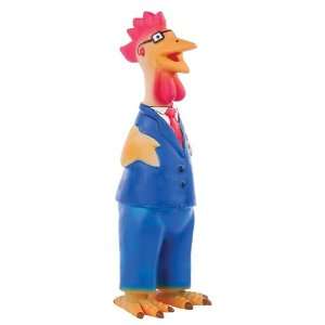  Knight Pet Latex Rooster with Suit Dog Toy
