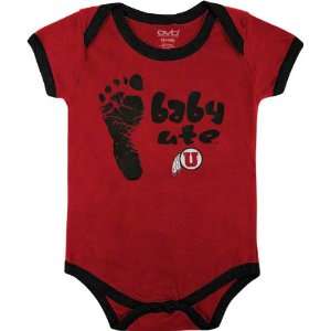  Utah Utes Infant Red Construction Site Creeper Sports 