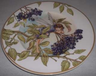 Villeroy & Boch Flower Fairies plate ELDERBERRY Cicely Mary Barker 
