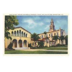  Annie Russell Theater, Rollins College Giclee Poster Print 