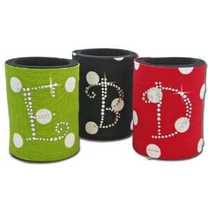  Christmas Rhinestone Monogram Koozies