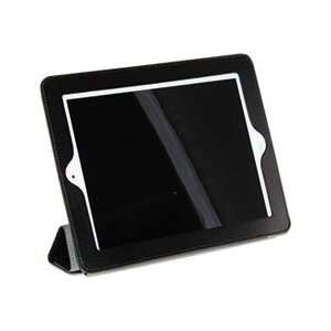  Magnetic Rollback iPad2 Cover, Pebbled Faux Leather, Black 