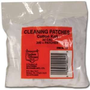  Southern Bloomer Cotton Knit Cleaning Patches 22 Cal Rifle 