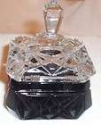 rare rind czech 4 1 4 crystal black powder box