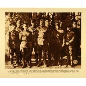  1920 Rotogravure WWI General Joseph T. Dickman Staff 3rd 