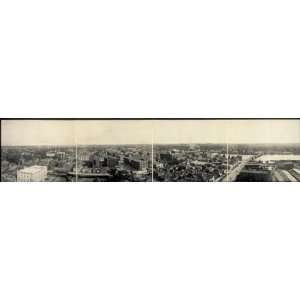  Panoramic Reprint of Birdseye view, Cedar Rapids, IA