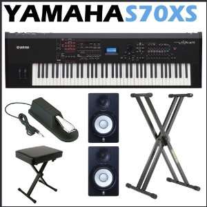  Yamaha S70XS 76 Key Weighted Hammer Action Synthesizer 