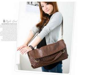 Korean style Lady Hobo PU leather handbag shoulder bag B 8758  