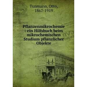  Pflanzenmikrochemie  ein Hilfsbuch beim mikrochemischen 