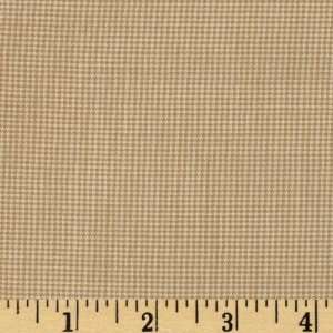  62 Wide Worsted Wool Suiting Brooklyn Houndstooth Camel 