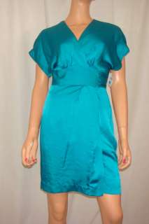 Diane Von Furstenberg Kimoni Wrap Dress NEW NWT $325 4 DVF Indain Blue 