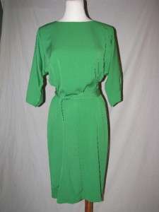 NWT Diane Von Furstenberg Maja Belted 10 Dress Silk Lawn  